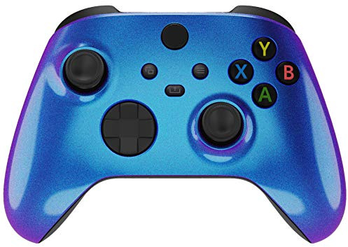 eXtremeRate Replacement Shell for Xbox Series X & S Controller - Personalize Your Control - Chameleon Purple Blue Custom Gaming Case Faceplate for Xbox Core Controller [Controller NOT Included]