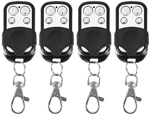EBTOOLS pour Remote Control 433.92mhz hcs301 pour bip Garage pour Single Button Remote 433.92 MHz Télécommande Porte-clés 4 pièces Universel en Un Anti-vol clonage Voiture télécommande sans Fil