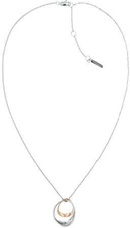 Calvin Klein Halsketten für Damen Kollektion WARPED RINGS aus Edelstahl