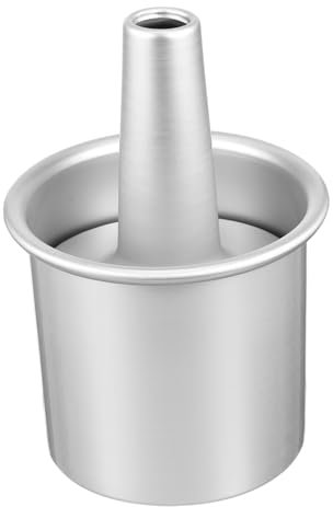 HEMOTON Metal Hollowed Cake Mold Reusable Silver Aluminum Alloy
