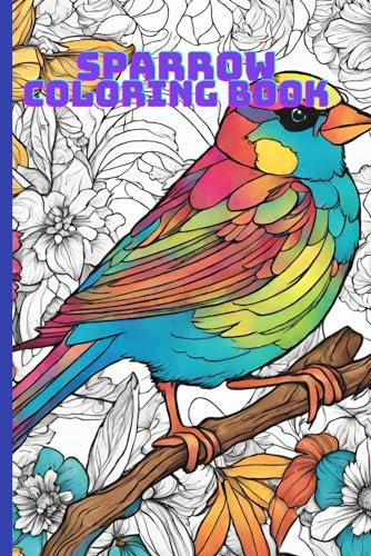 Sparrow Coloring Book