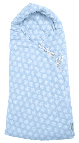 molis&co - Sacco Passeggino Invernale, Primavera e Autunno TOG 2.5 - Coperte Passeggino Universale - 100% Sacco Termico Cotone (OEKO-TEX 100) - Borsa per Navicella Passeggino - Lotus
