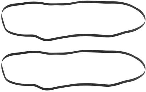 The Lord of the Tools Plattenspieler-Antriebsriemen kompatibel mit Technics FG Servo SL-BD3 SL-BD20D SL-BD22 SLBD250, Breite 5 mm, Durchmesser 191 mm, 2 Stück