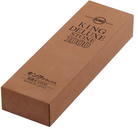 King Deluxe Schleifstein, Körnung 1000, mittlere Körnung, normale Größe, hergestellt in Japan