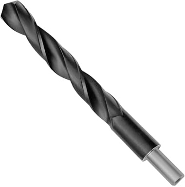 HSS-R Bohrer Schaftbohrer Spiralbohrer Metallbohrer Eisenbohrer 25,0 mm Durchmesser mit reduziertem Schaft 13 mm