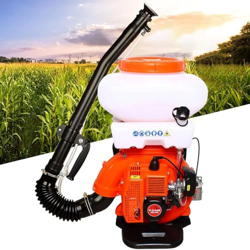 GYQSSD 14L Mochila Pulverizadora de Niebla de 2 Tiempos, Pulverizador a Gasolina Máquina Sopladora para Jardín Agrícola, para Invernaderos de Vegetales, Huertos, Ecologización Urbana, Granjas