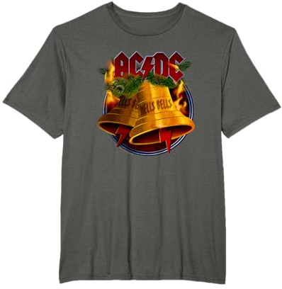 Officiel AC/DC Noël merch musique rock pour fans T-Shirt