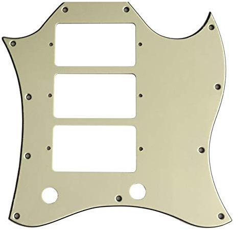 Für Gibson SG Standard Style 3 Pickup Style Gitarre Pickguard Teile (3-lagiges Pergament)