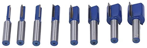 Mavaol Schlitzfräser, 8 mm, runder Schaft, hoher Hakenwinkel, PTFE-Beschichtung, Wolframkarbid, für Holz, MDF, Sperrholz, Schrank, Türrahmen, Möbel, Holzbearbeitung