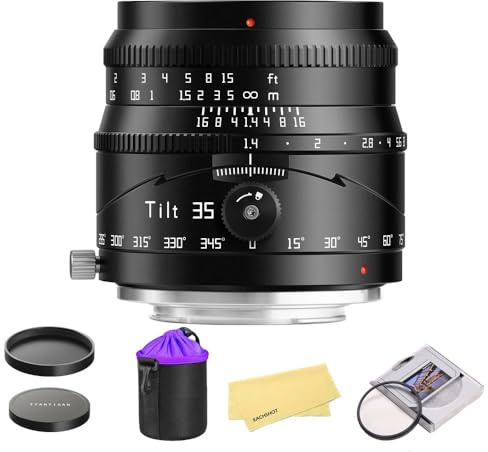 TTArtisan 35mm f1.4 Titl APS-C Frame Manual Focus Lens F1.4 Large Aperture Compatible with Fujifilm X-T50,X-T5,X-T4,X-S20,X-Pro3,X-E4,X-T30 II,X-S10,X-Pro1