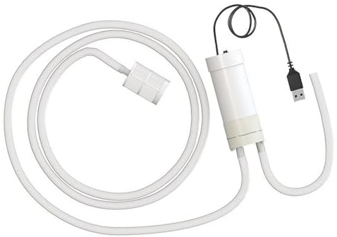 Sharplace Brewings Siphonpumpe USB Elektrische Weinpumpe Weinherstellungszubehör Siphonpumpenrohrschlauch Leistungsstarkes tragbares Schnapsabsauggerät, 2m Filter