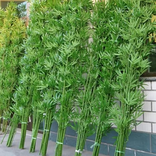 Künstlicher Bambusbaum, 180 cm, große künstliche Bambuspflanze für Innen- und Außenbereich, Dekoration, Gartenzaun, Raumteiler, Heim-/Bürodekoration