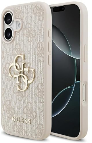 CG MOBILE Guess 4G Groß Logo Hülle für iPhone 17 (Pink)