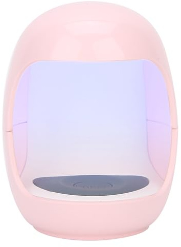 Yinhing Mini USB Singolo Dito Portatile Essiccatore per Smalto Gel per Unghie Lampada Polimerizzante a LED Design Compatto 45S60S Timer Doppia Sorgente Luminosa per Uso Domestico in (Roseo)