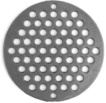 Grobo Round Cast Iron Cooking Grate, 19cm Round Hole Grate, for Fire Pit, Charcoal Stove and Grill Oven