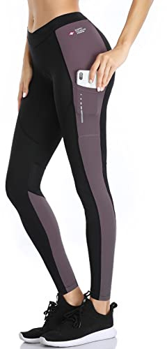 Santic Pantalon Ciclismo Mujer Culotte 7/8 Bicicleta Largo Badana Acolchado Las Medias Transpirables Antideslizante XL