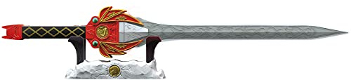 Power Rangers Lightning Collection, Épée de Pouvoir du Ranger Rouge Mighty Morphin, Article de Cosplay Premium de Collection Jason Mighty Morphin Power Rangers