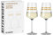 Ritzenhoff 6141002 Copa de vino blanco 400 ml - Serie Celebration Deluxe Set No. 2, 2 piezas con oro auténtico - Made in Germany