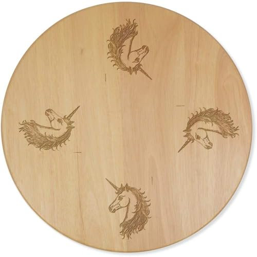 Azeeda 'Enchanted Unicorn' Lazy Susan Rotating Turntable (LA00023205)