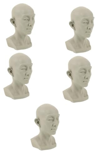 Lurrose 5stücke Kunstvolle -büste Für Künstler Detailreiche Skulptur Als Zeichenhilfe Für Desktop-Dekoration Und Künstlerische Inspiration Für Zeichnungen Und Studien