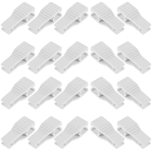 Gatuida 20 Herramientas Extractoras de Fusibles para Automóvil Mini Pinzas de Plástico Blancas para Extracción Segura Kit de 20 Piezas para Mantenimiento y Reparación de Coches y