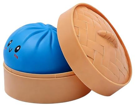Quetschspielzeug, Soft Steamer Box Fidget, 1 Stück, Knödel-Stressball, Riesenknödel-Squishy, ​​Squishy-Spielzeug, für Familie, Studenten, Erwachsene, Reisen, Studium, Zuhause