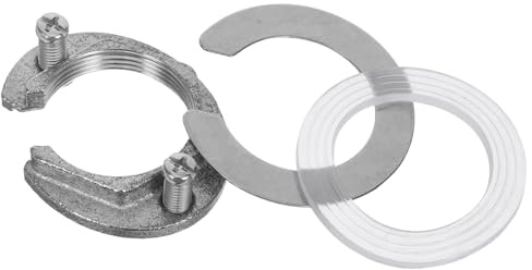 VALICLUD 1 Kit Écrous Anti-Desserrage Robinet la Cuisine Inoxydable Plaque Acier et Joint Torique Fixation Stable pour Installation Facile Lavabo et Évier