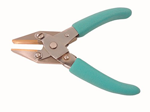 Mazbot Cushion Comfort Brass Jaw Flat Nose Parallel Pliers