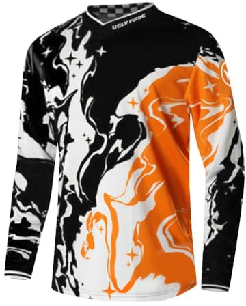 UGLY FROG Jersey Mountain Bike Motocross Downhill Enduro Cross Motorrad MTB Shirt Herren Langarm Fahrradbekleidung