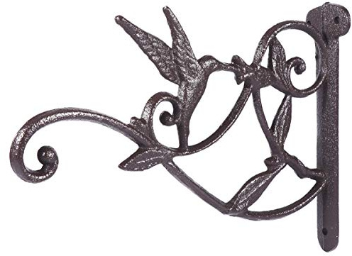 Blumenampel Haken Blumenampel Halter Eisen Art Vintage Wandhaken Hängekörbe Windspiel Laternen Pflanzen Blumen Kleider Blumentopf Vogelfutterspender Garten Haus Wandhalterung