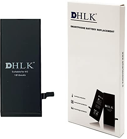 DHLK® TI Line Batterie Compatible avec iPhone 6 (A1549, A1586, A1589) - Capacité 1810 mAh