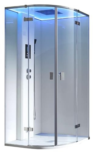 AWT AQART WATER TECHNOLOGY Dampfdusche LD210F15 weiß/90x90