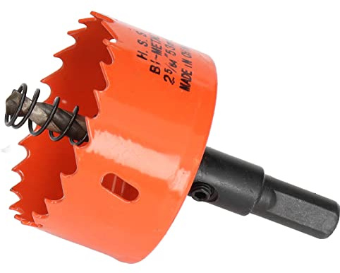 Bi-metall Hålsåg Bits HSS Hålsåg med Dorn för Trä och Metall(2‑5/64in (53mm))