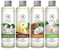 Raumduft Diffuser Nachfüller Monoi de Tahiti & Kokos & Jasmin & Vanille - 4x200ml - Nachfüller Set für Duftdiffusor - Reed Diffuser Refill - Raumbeduftung - Zimmerduft - Diffuser Nachfüllen - Raumluft
