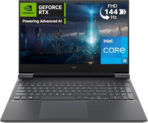 HP Victus 16-d1011sl Notebook, Intel Core i5-12500H, RAM 16GB DDR5 4800Mhz, 512GB SSD M.2, Display 16.1 FHD IPS, Grafica Nvidia RTX 3060 da 6GB, Wi-Fi 6E, BLE 5.3, Windows 11, Grigio