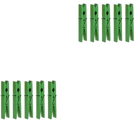 Alipis 50pcs Wooden Clothespins Clothes Pegs for Hanging Clothes and Strong Grip for Laundry and Outdoor Use
