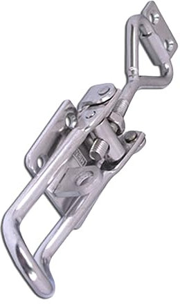 Uonlytech Practical Toggle Latch Clamp Toggle Clamp Screw Adjusting Lock Easy to Install Operate