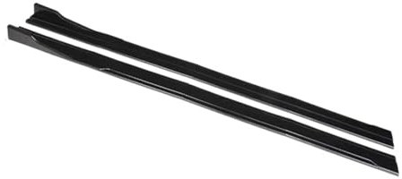 Trittbretter Schweller 2,2 M Seitenschweller Verlängerung Rocker Splitter Diffusor Winglet Flügel Für VW Für Golf MK7 MK7.5 Für GTI/für GTD/R Modelle 2014–2019 Seitenschweller(Farbe:Kohlefaser-Optik)