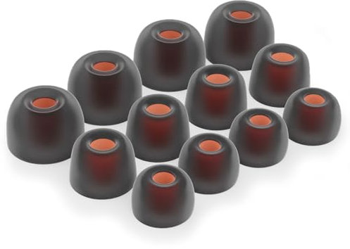 Okuli 12 x Silikon Ohrstöpsel Ohrhörer Gummi Tipps Für JBL Tune 120 TWS, 125 TWS Kopfhörer Ohrhörer