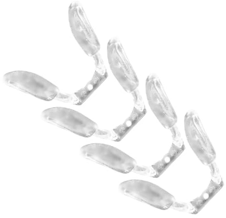 Silikon Nasenpad für Brillen, 4 Stück, Bequeme Ersatzteile | Anti Brillen Rutschen, Brillenpads Nase, Nasensteg für Brillen