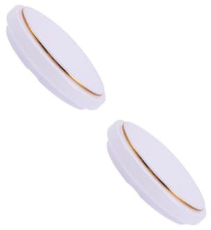 DOITOOL 2pcs Ceiling Light Lamp Shade Small Lamp Shades Protective Cover Plastic Fluorescent Light Modern Style