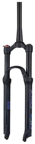 HESHUWEN Federgabel Fahrrad Luft Gabel Rebound Einstellung MTB Suspension 26/27.5/29 Gerade/Konische Berg Gabel for Fahrrad Quick Release Fahrrad Federgabel(B 26 Tapered HL)