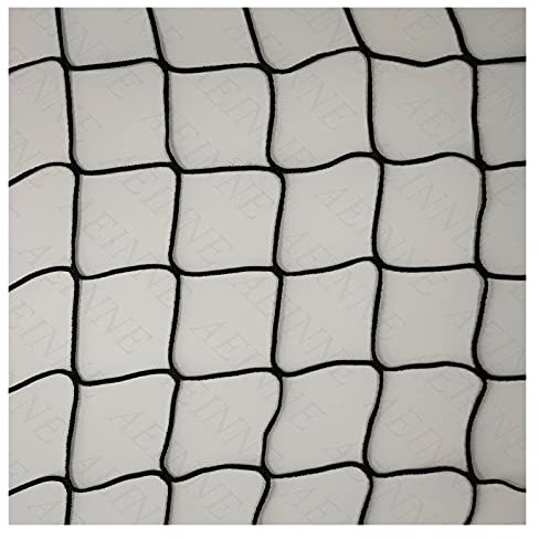 Football Soccer Backstop Net, Black Soccor Goal Net Ball Stop Barrier Backstop Net Rebounder Replacement Footbal Basketball Fence Guard Netting Material Court Sports Net Netting