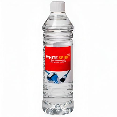 White Spirit 750ml Multi-Purpose Paint Solvent | Cleaning Brushes, Thinning Oil-Based Paints, Removing Grease, General DIY Use