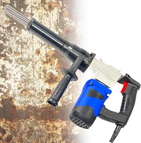 YMXEURSC Electric Rust Removal Tool,with Removable Handle,23 Rust Removal Steel Needles,1100W Electric Needle Scaler,Derusting Machine