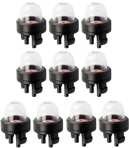 Treki 10Pcs Snap in Primer Bulb Replacement Primer Bulbs Pump General Priming Bulb for Various Chainsaw Strimmer Mowers, Blowers and Trimmers