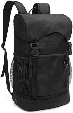 Qaonsciug Sac à dos léger d'entraînement imperméable avec compartiment à chaussures Sac à bandoulière de grande capacité pour l'escalade, le trekking, la randonnée, l'alpinisme