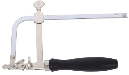 DOITOOL Arco de Manual Ajustable para Metal Mango Ergonómico Antideslizante Marco Resistente para Trabajos de Carpintería y Bricolaje