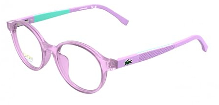 Lacoste L3668 528 TRANSPARENT VIOLET LUMI 44/16/130 barn glasögonram
