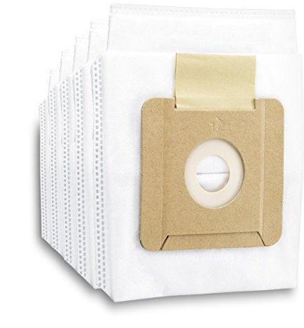Kärcher Bolsa de filtro de fieltro para la aspiradora VC 2 de Kärcher, práctico sistema de cierre, para una extracción higiénica sin contacto con la suciedad, elevada capacidad de absorción